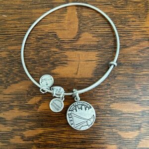 Vintage Alex and Ani Silver San Francisco Bangle